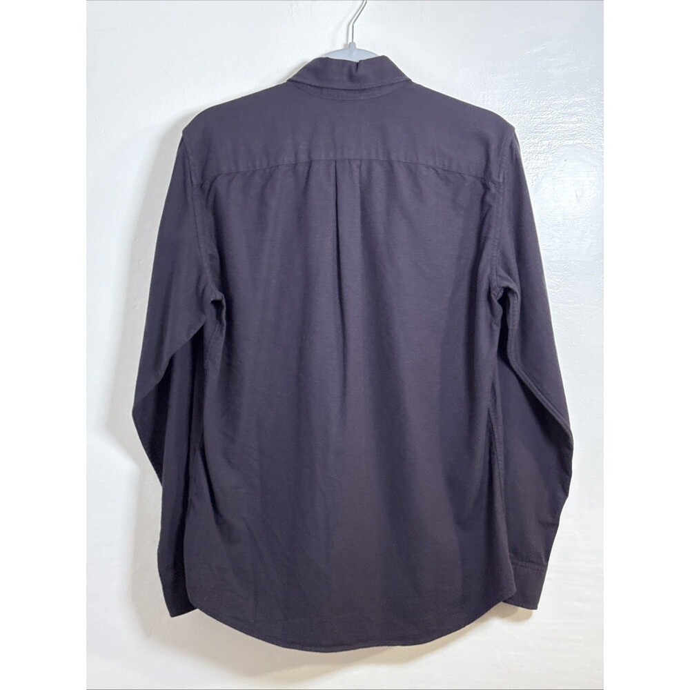 New $60 Gap Men's Long Sleeve Shirt Deep Grape Standard Fit Stretch Size XS - Picture 2 of 8